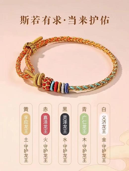 灵隐十二生肖转运珠手绳 丨龙年护身符编织男女手绳丨灵隐龙绳 商品图1