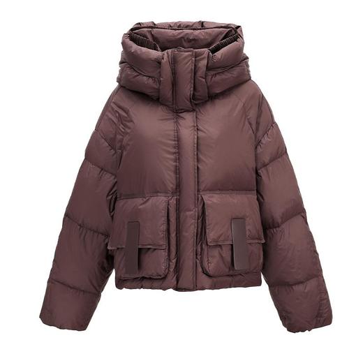 羽绒服女冬季2023新小个子显瘦气质时尚泡芙感羽绒服短款外套 商品图4