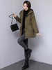 加绒加厚派克服棉衣女中长款2023冬季新款小个子棉服外套冬天棉袄 商品缩略图2