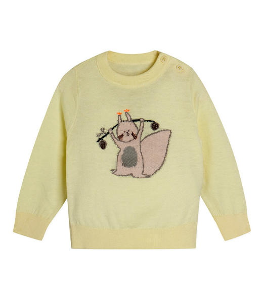 jnby  24年春款  长袖套头针织衫   YO2310060 商品图7