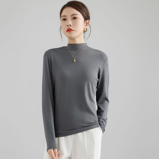 【E】【两件装】水溶磨毛打底衫 商品图3