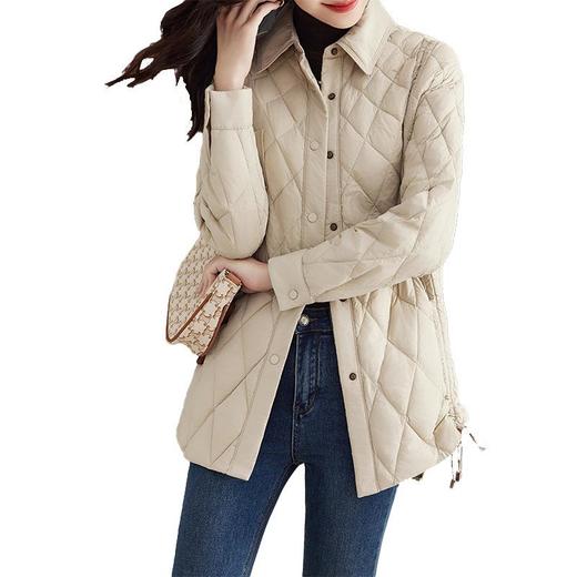 羽绒服女秋冬2023新款中长版小个子轻薄欧货时尚气质显瘦外套 商品图4