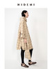 HIDEMI 卡其格纹廓形伞状长款风衣套装 商品缩略图4