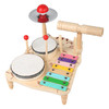 【敲出欢乐，乐感培养！】木制儿童音乐多功能音乐台，宝宝早教益智手眼协调多功能架子鼓玩具，多种功能于一身 花式学习锻炼节奏感让宝宝爱不释手！ 商品缩略图8