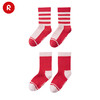 reima男女儿童袜子2024春季新款条纹棉质休闲运动舒适透气中筒袜 商品缩略图2