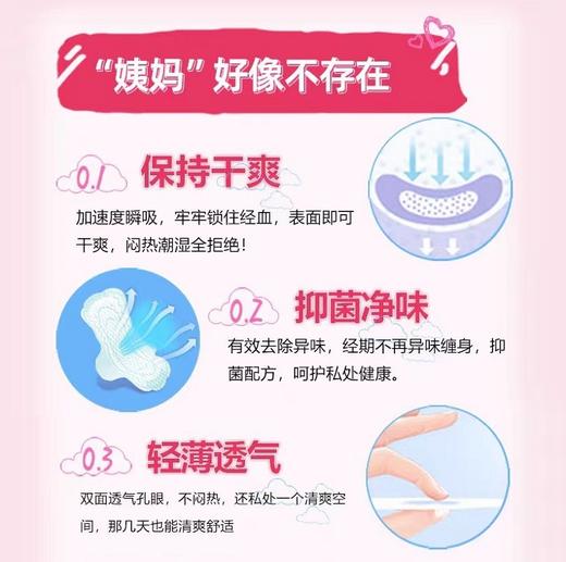 花王乐而雅S系列超薄纯棉卫生巾护翼型(夜用/日用30cm) 商品图6