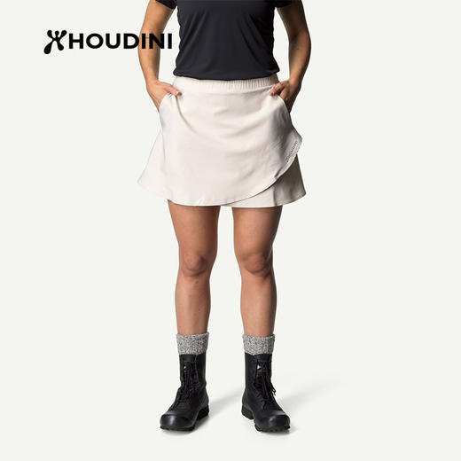 HOUDINI胡丁尼 Skort 心愿 女户外轻薄快干弹性休闲运动裤裙短裙 860006 商品图0