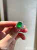老坑玻璃种艳绿蛋面吊坠戒指两用款【4223401】具体价格微信咨询 商品缩略图8