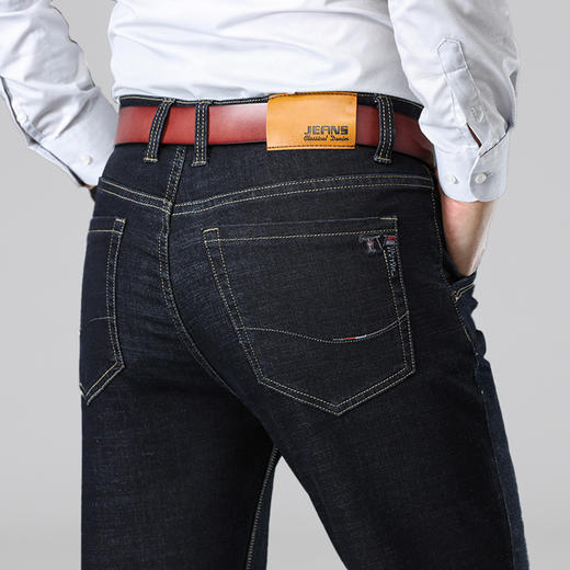 【新款DYG】大依优型大码牛仔裤直筒长裤男舒适弹力休闲商务简约百搭加肥加大男装 商品图3