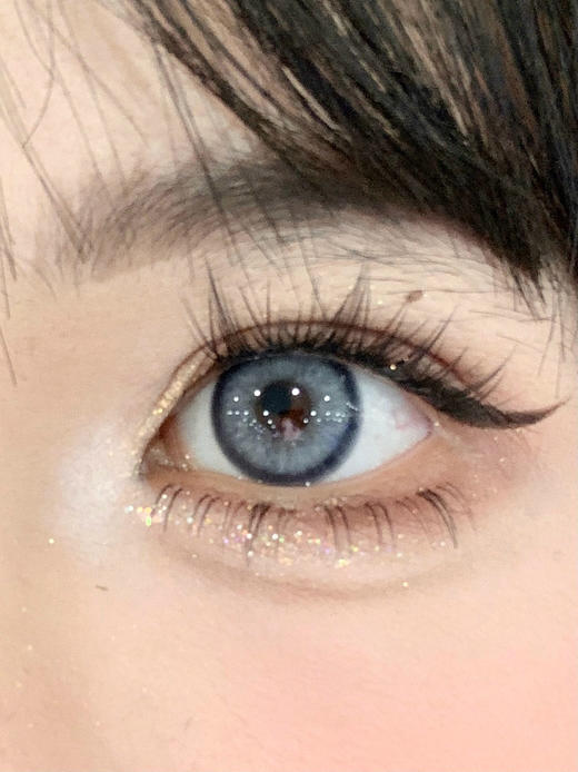 [韩国美瞳] puffgirl 韩国宝藏半年抛 布偶甜心猫猫蓝瞳一副（2片） 商品图9