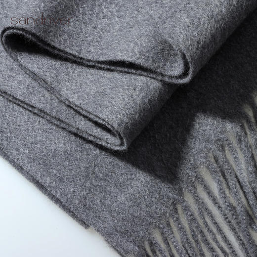 羊绒纯色长款围巾SJF95P599W 商品图1