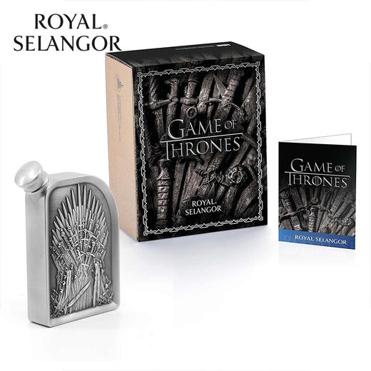 Royal Selangor皇家雪兰莪 铁王座烧瓶 权力的游戏授权联名锡制酒壶 商品图3