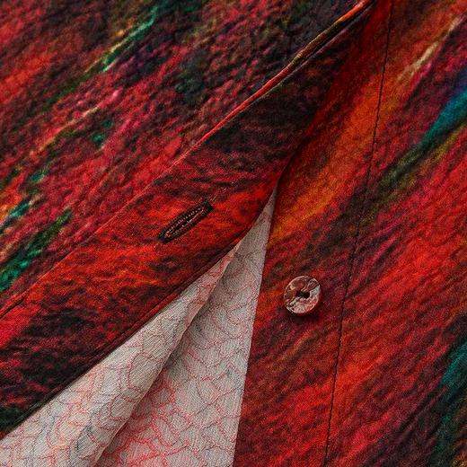 TANGY Collection天意精品2024春季新品100%桑蚕丝真丝气质旗袍连衣裙 L241802 商品图3