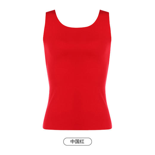 都市丽人宽肩背心女人棉细罗纹背心无罩杯无钢圈无排扣LV4AA1 商品图10