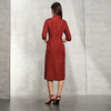 TANGY Collection天意精品2024春季新品雅致修身桑蚕丝中长旗袍连衣裙 L241814 商品缩略图2