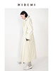 HIDEMI【佟丽娅同款】奶油米极简设计感大翻领斜纹廓形收腰长风衣 商品缩略图8