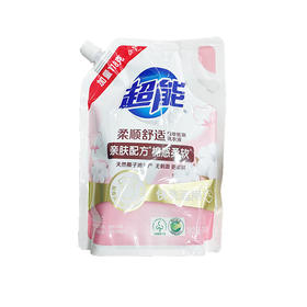 超能柔顺舒适植翠低泡洗衣液780g+118g