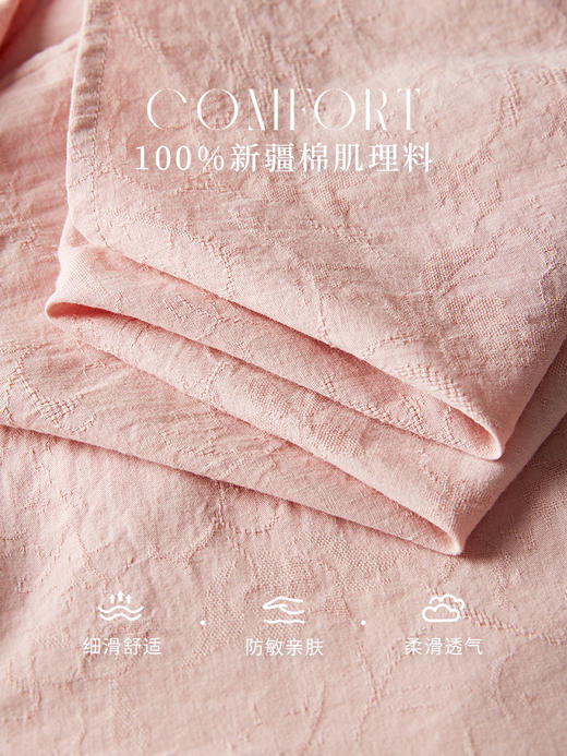 【专属特惠】熙世界新疆纯棉粉色衬衣女长袖2025秋新款设计感小立领衬衫上衣 商品图5