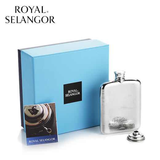 Royal Selangor皇家雪兰莪 随身小酒壶 大号 随身便携酒壶 怀旧户外白酒壶 商品图3