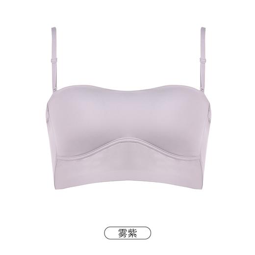 都市丽人抹胸女高弹锦纶背心无尺码半固定杯短抹胸短抹胸无钢圈无排扣LV41A4 商品图11