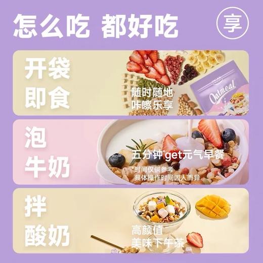 欧扎克 50%水果坚果麦片400g*3袋 商品图2