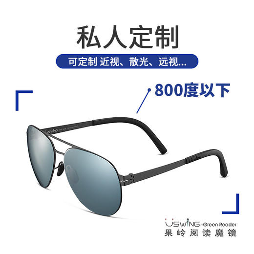 USWING【度数定制】Uswing魔镜 高尔夫太阳眼镜 高度数定制 800度以下 商品图1