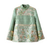 新春款改良旗袍上衣，复古立领锦绣千山提花盘扣修身女装短外套ZSM-240125 商品缩略图4