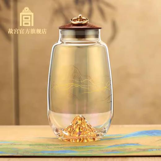 千里江山·炫彩玻璃茶叶罐 商品图0