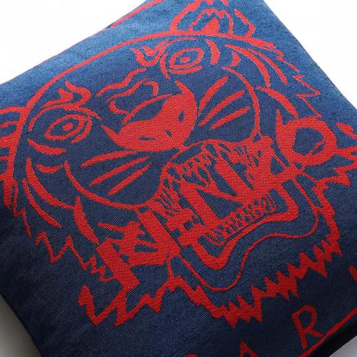 KENZO 虎头提花靠垫蓝 KKD-001 商品图1
