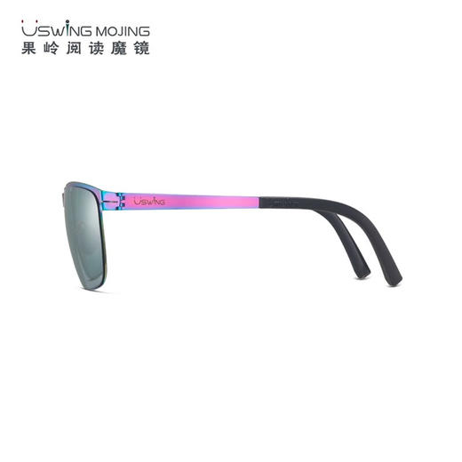 USWING【度数定制】Uswing魔镜太阳镜 蓝色魔彩定制 800度以下太阳眼镜 商品图2