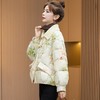 短版羽绒衣女冬2023新款时尚显瘦气质小个子中式国风印花外套 商品缩略图0