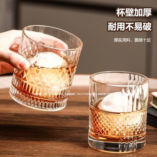 洋酒杯玻璃杯ins高颜值威士忌杯家用啤酒杯酒吧KTV喝水杯子咖啡杯 商品图7