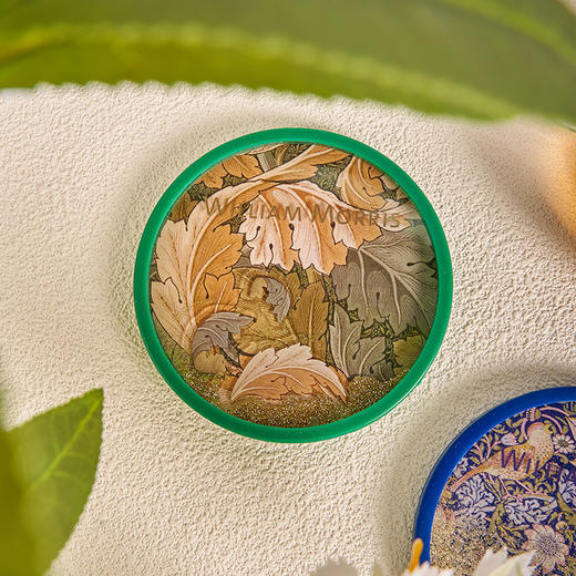 V&A博物馆威廉莫里斯系列 苕茛叶 草莓小偷流沙杯垫 文创礼物 商品图1