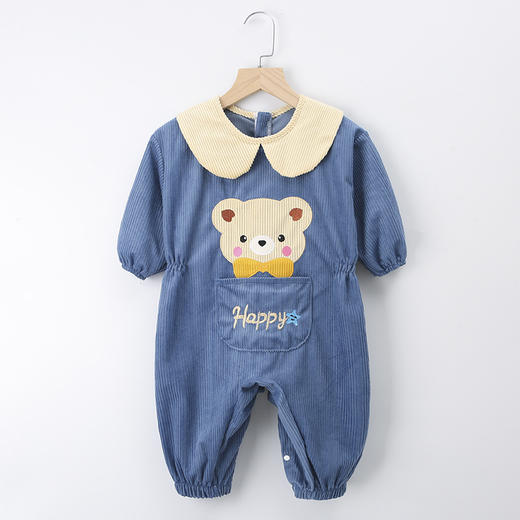 【柔软舒适，给宝贝贴心守护！】宝宝连体爬服罩衣秋冬婴儿爬爬衣，儿童一体爬行服防水防脏连体哈衣，为宝宝带来更好的护理和保护！ 商品图8