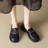 ZHR乐福鞋女2024春季新款韩版时尚百搭ins法式金属衔扣小皮鞋 商品缩略图6