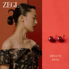 ZEGL红色天然朱砂耳钉耳环女气质新年秋冬2024年新款925银耳饰品 商品缩略图8