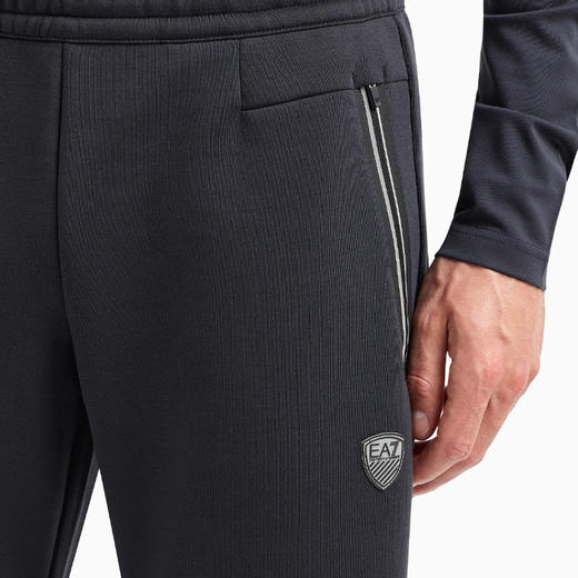 EMPORIO ARMANI 阿玛尼 男士棉质徽标贴花休闲运动裤 深蓝色 8NPP63 PJ4EZ 1578 商品图2