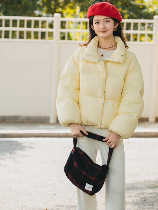 格子双面呢腋下包 AB645123D 商品图4