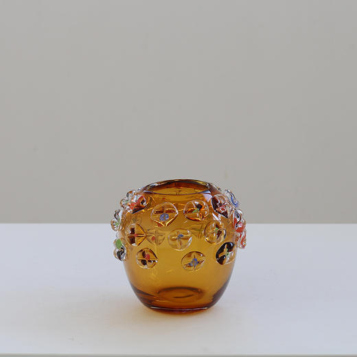 现代简约创意手工厚重琉璃花瓶桌面软装鲜花客厅酒店软装居家花瓶 商品图4