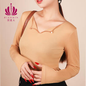 贝佳人双面穿打底衫保暖上衣BW502407