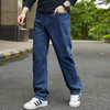 【Q】【特大码】【夏季薄款】【新款DMR】大依优型大码男装直筒牛仔裤弹力加肥加大号宽松长裤舒适胖子裤子夏季 商品缩略图2