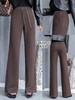 女羊毛直筒裤6309-6 商品缩略图1