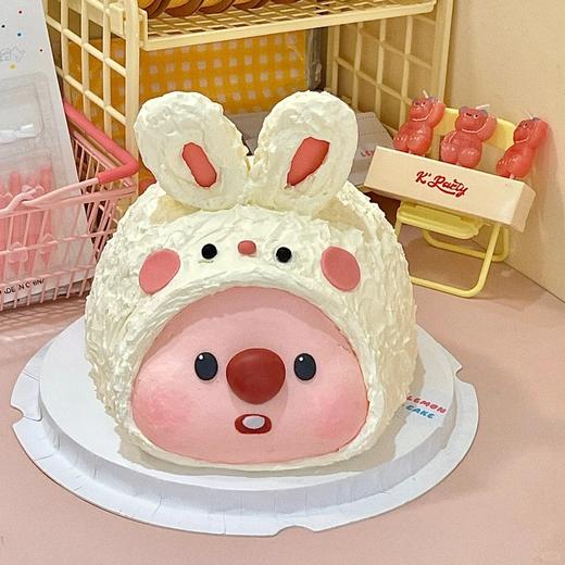 黑巢-露比的兔子皮肤生日蛋糕 商品图0