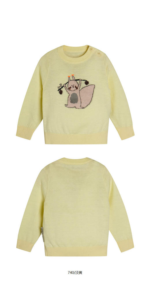 jnby  24年春款  长袖套头针织衫   YO2310060 商品图9