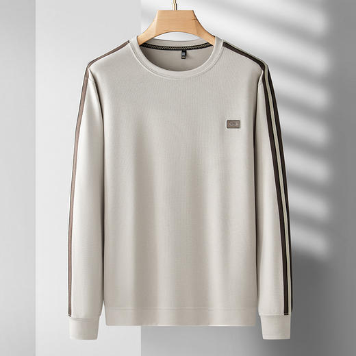 【新款DDS】大依优型大码长袖卫衣休闲加肥加大男士胖子大码内搭上衣 商品图1