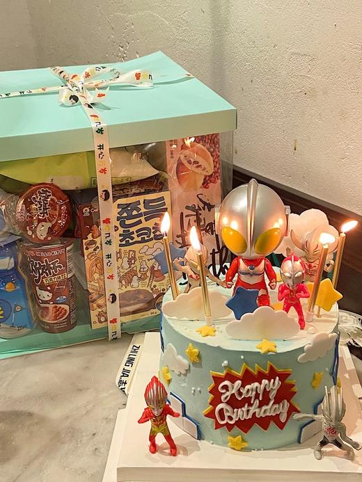 黑巢-奥特天团生日蛋糕 商品图0