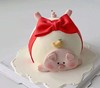 黑巢-哦·摔倒小猪生日蛋糕 商品缩略图0