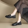 ZHR乐福鞋女2024春季新款韩版时尚百搭ins法式金属衔扣小皮鞋 商品缩略图5