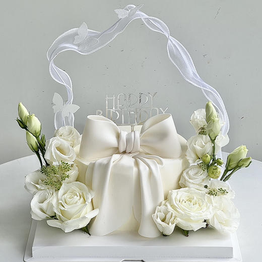 鲜花蝴蝶结（储值会员8.5折） 商品图0