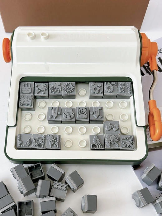 【欢乐客活字印刷机】🍕用潮玩的方式重拾活字印刷💥DIY 贺卡、明信片、书签、装饰画、便利贴、手账、备忘录…… ✅印刷玩法+盖章玩法，轻松上手 商品图5